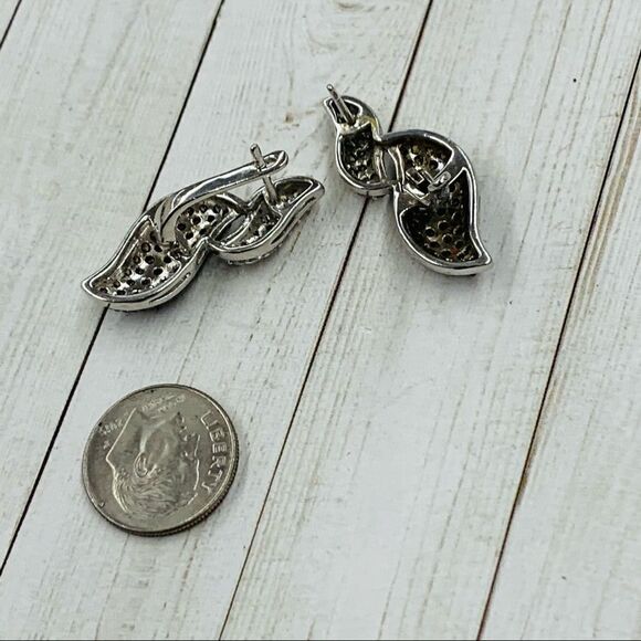 W Kruk 1840 Crystal Earrings - Picture 3 of 3